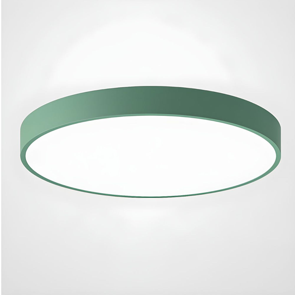 Elara Haus Lampada da Soffitto Rotonda Sleek - Disco LED Moderno