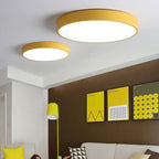 Elara Haus Lampada da Soffitto Rotonda Sleek - Disco LED Moderno