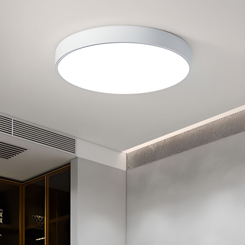 Elara Haus Lampada da Soffitto Rotonda Sleek - Disco LED Moderno