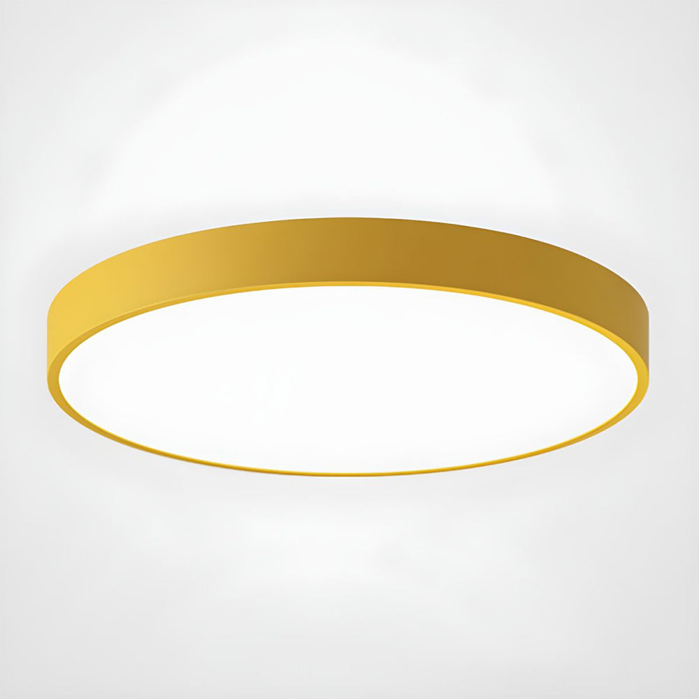Elara Haus Lampada da Soffitto Rotonda Sleek - Disco LED Moderno