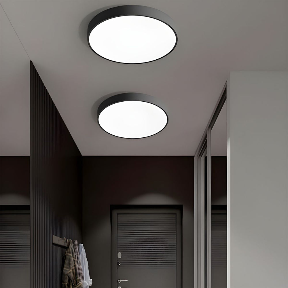 Elara Haus Lampada da Soffitto Rotonda Sleek - Disco LED Moderno
