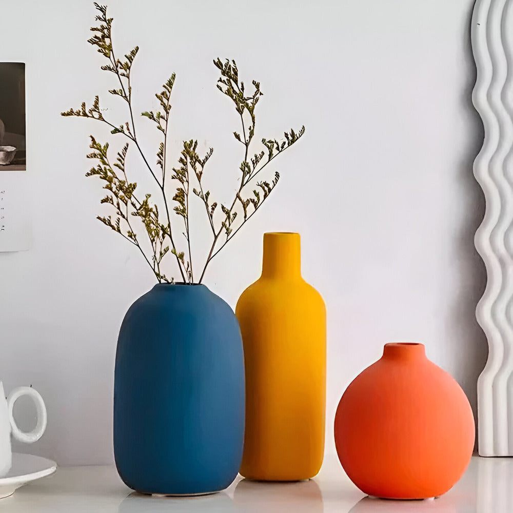 Vaso da Tavolo Decorativo Ceramico Piccolo Elara Haus