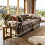 Elara Haus Soft Tufted Couch Throw - Velluto Pile Heritage