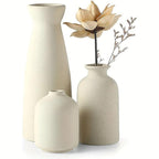 Set di Vasi in Ceramica Maculata Elara Haus – Trio di Vasi Organici