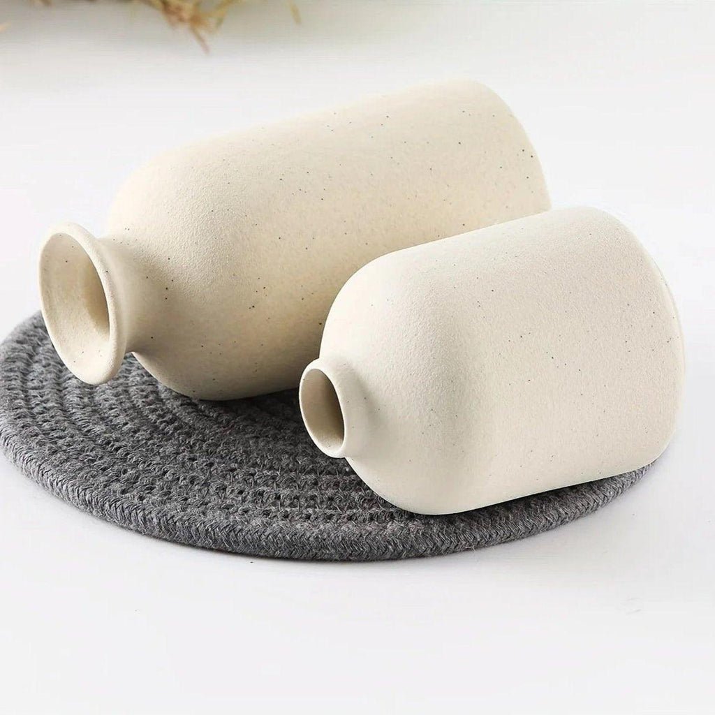 Set di Vasi in Ceramica Maculata Elara Haus – Trio di Vasi Organici