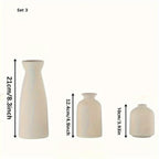 Set di Vasi in Ceramica Maculata Elara Haus – Trio di Vasi Organici