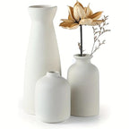 Set di Vasi in Ceramica Maculata Elara Haus – Trio di Vasi Organici