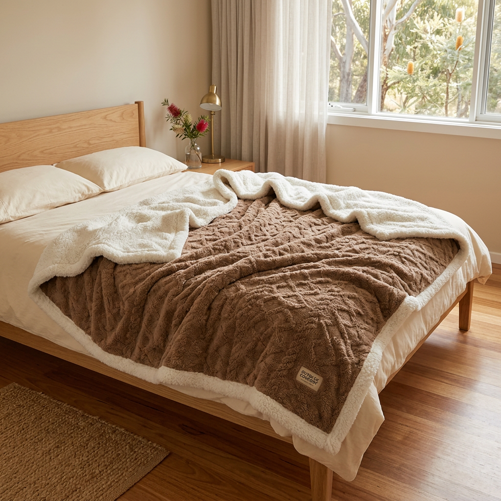 Elara Haus Spessa Calda Coperta in Pile