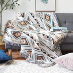 Elara Haus Coperta - Lanci in Poliestere e Cotone Vibranti 130cm x 170cm