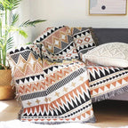 Elara Haus Coperta - Lanci in Poliestere e Cotone Vibranti 130cm x 170cm