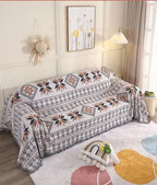 Elara Haus Coperta - Lanci in Poliestere e Cotone Vibranti 130cm x 170cm