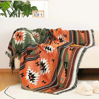 Elara Haus Coperta - Lanci in Poliestere e Cotone Vibranti 130cm x 170cm