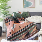 Elara Haus Coperta - Lanci in Poliestere e Cotone Vibranti 130cm x 170cm