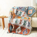 Elara Haus Coperta - Lanci in Poliestere e Cotone Vibranti 130cm x 170cm