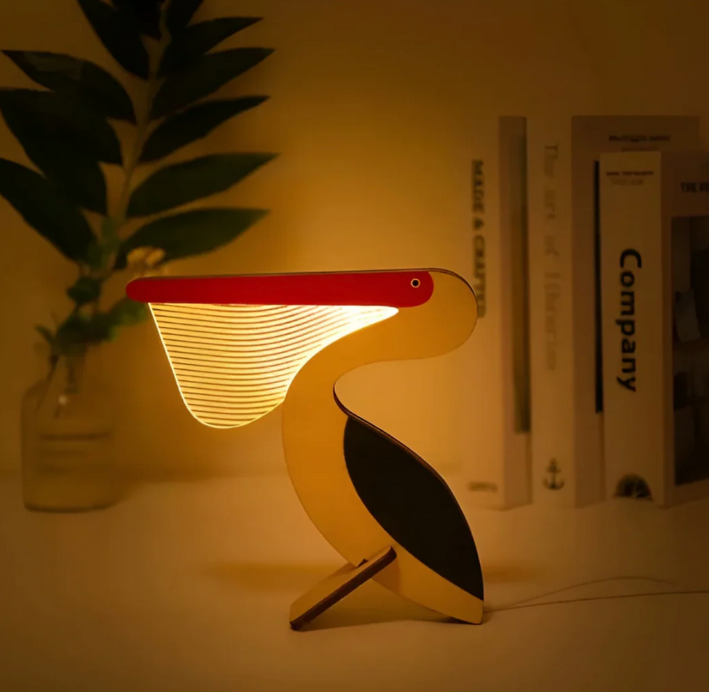 Elara Haus Lampada Notturna in Legno LED