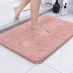 Elara Haus Tappeto da Bagno Ultra Morbido - Tappeto in Microfibra Simil Pelliccia