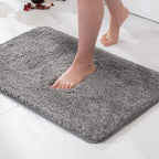 Elara Haus Tappeto da Bagno Ultra Morbido - Tappeto in Microfibra Simil Pelliccia