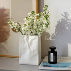 Vaso per Fiori Unico in Stile Carta Stropicciata Elara Haus