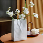 Vaso per Fiori Unico in Stile Carta Stropicciata Elara Haus
