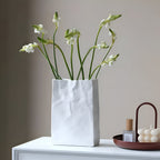 Vaso per Fiori Unico in Stile Carta Stropicciata Elara Haus