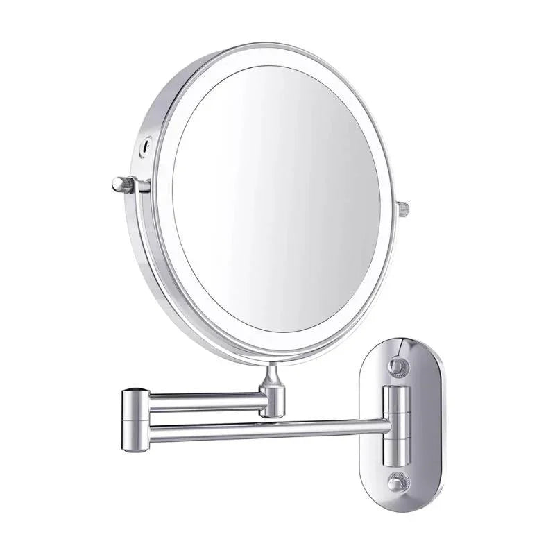 Specchio da Trucco Elara Haus con Luci - Specchio LED con Finitura Cromata
