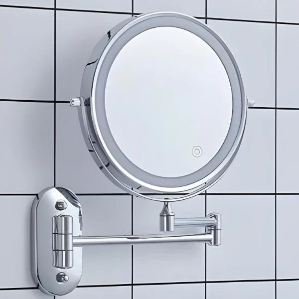 Specchio da Trucco Elara Haus con Luci - Specchio LED con Finitura Cromata