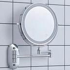 Specchio da Trucco Elara Haus con Luci - Specchio LED con Finitura Cromata