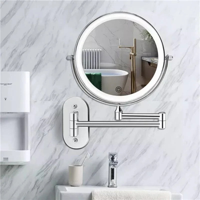 Specchio da Trucco Elara Haus con Luci - Specchio LED con Finitura Cromata