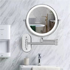 Specchio da Trucco Elara Haus con Luci - Specchio LED con Finitura Cromata