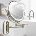 Specchio da Trucco Elara Haus con Luci - Specchio LED con Finitura Cromata