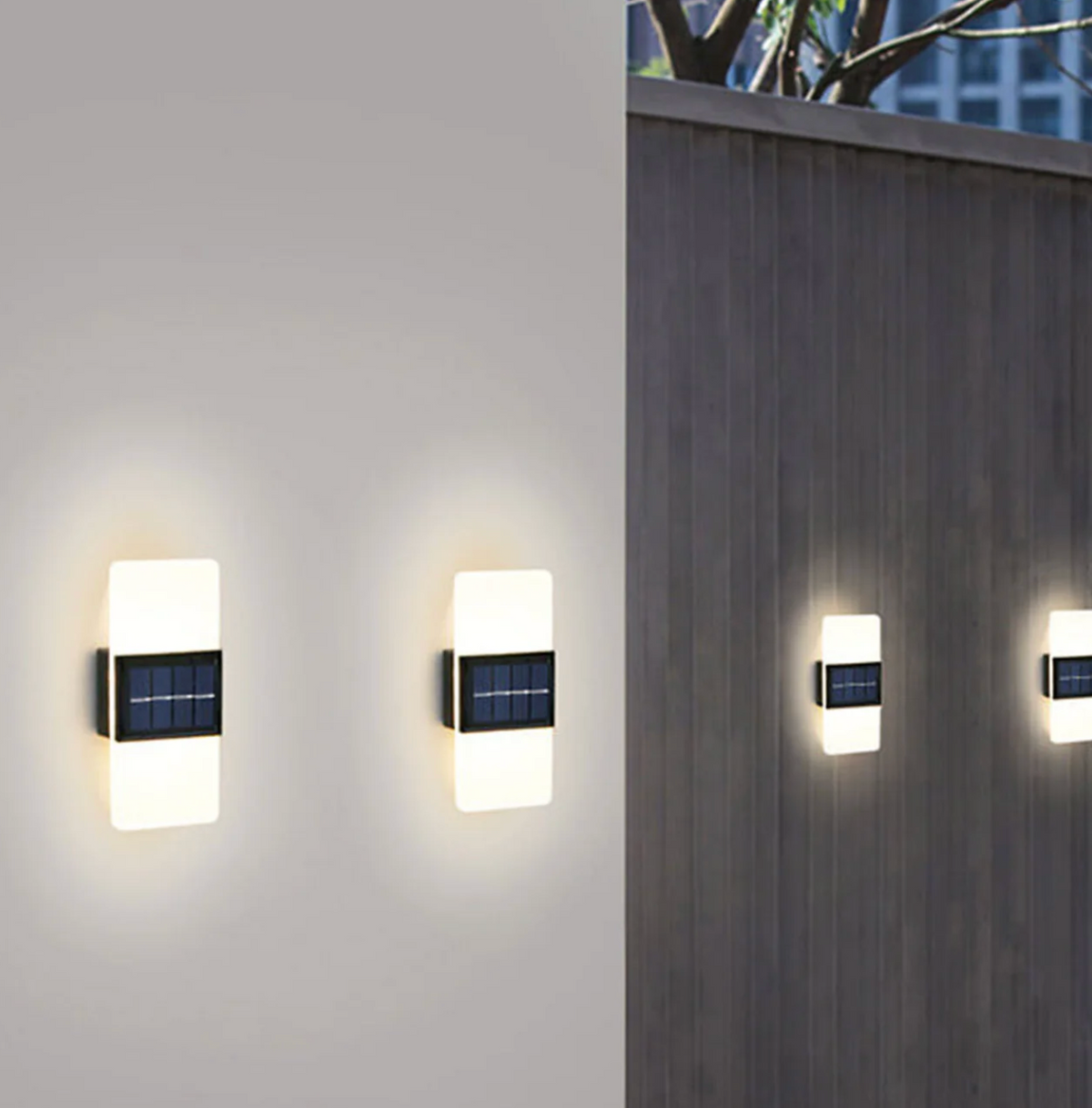 Elara Haus Sconce Esterno Verticale Solare LED