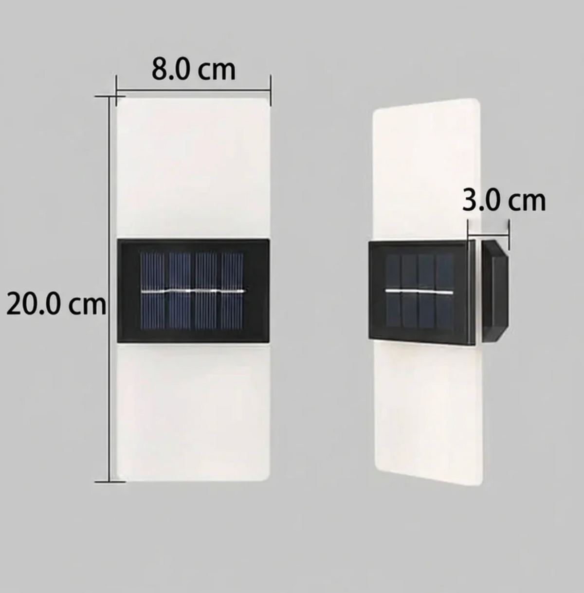 Elara Haus Sconce Esterno Verticale Solare LED