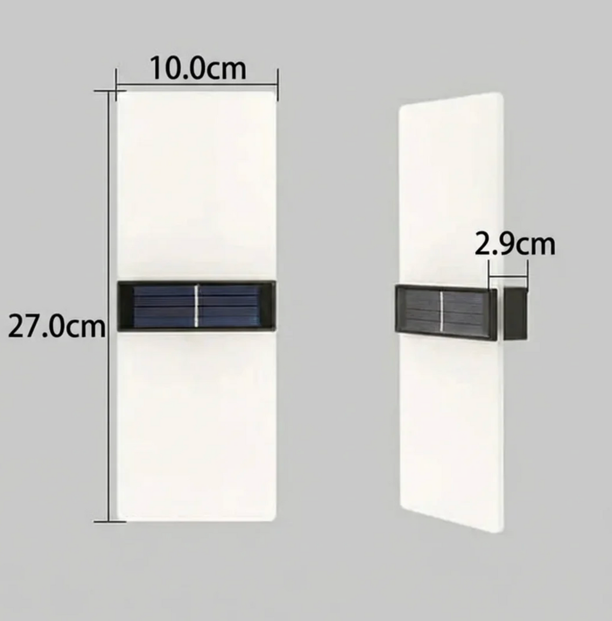 Elara Haus Sconce Esterno Verticale Solare LED