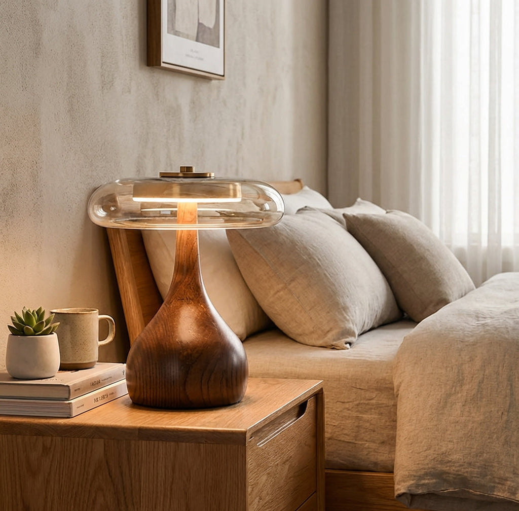 Elara Haus Applique da Parete - Applique in Design Alabastro con Finitura in Ottone