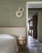 Elara Haus Applique da Parete - Applique in Design Alabastro con Finitura in Ottone