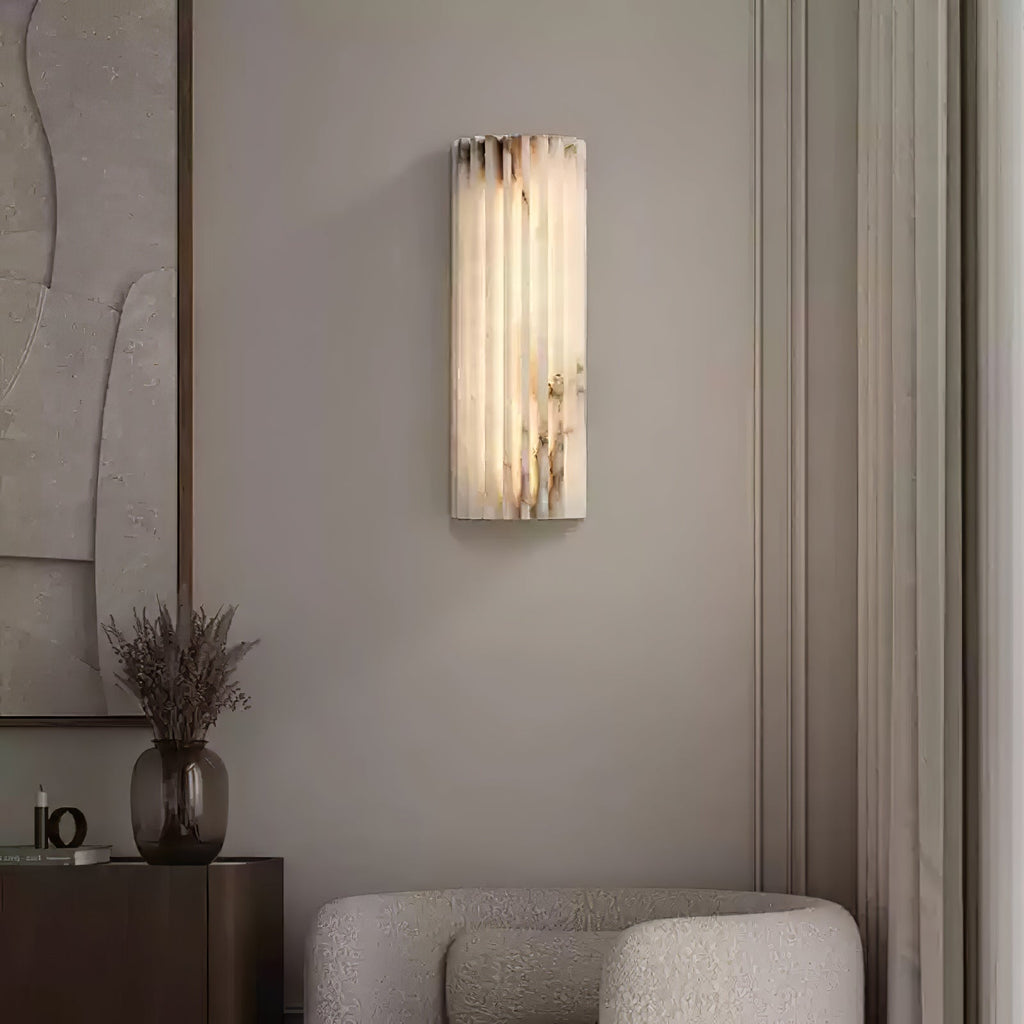 Applique da Parete Elara Haus - Applique a LED Integrato in Alabastro