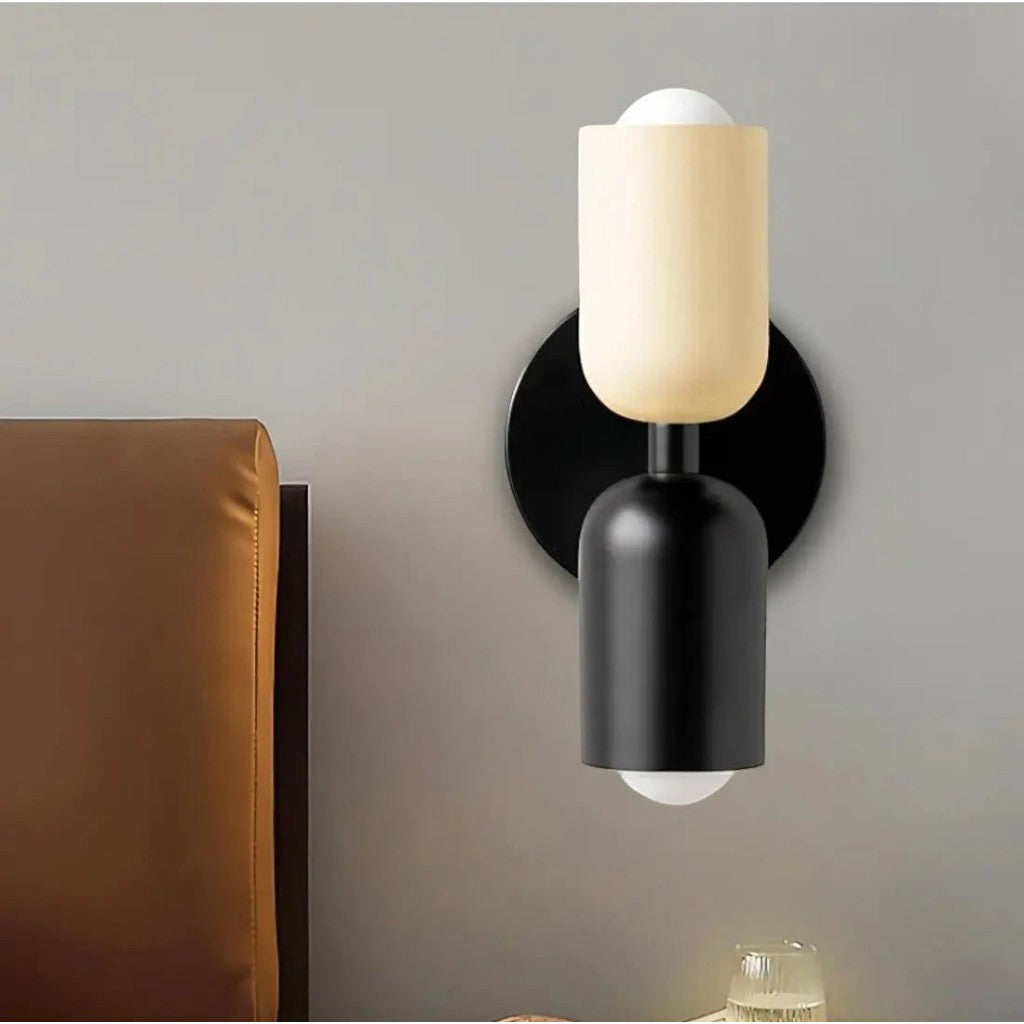 Lampada da Parete Elara Haus - Applique a Doppia Testa in Ferro