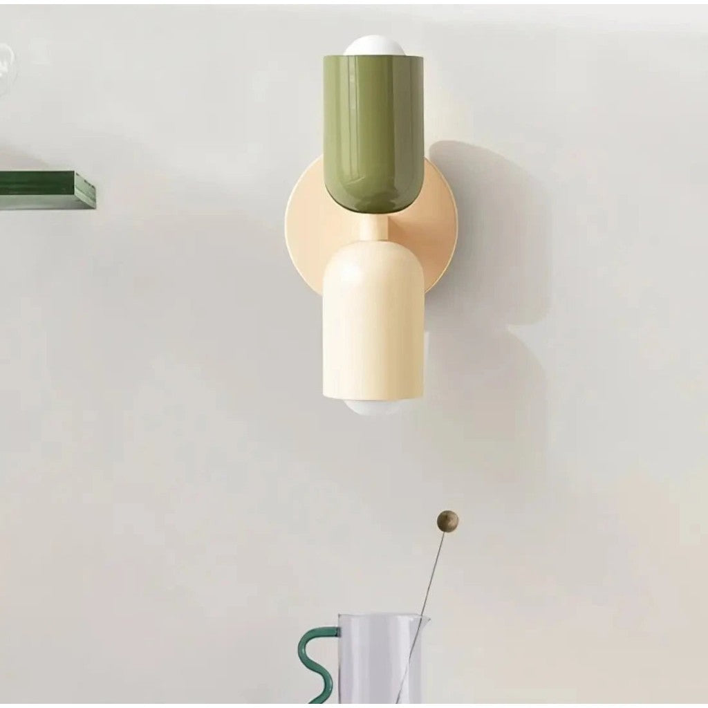 Lampada da Parete Elara Haus - Applique a Doppia Testa in Ferro