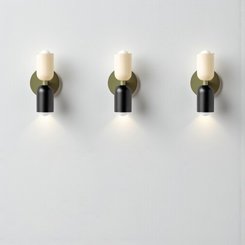 Lampada da Parete Elara Haus - Applique a Doppia Testa in Ferro