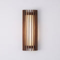 Elara Haus Applique da Parete - Lampada da Parete Elegante in Legno di Noce
