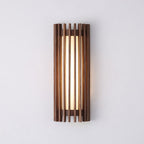 Elara Haus Applique da Parete - Lampada da Parete Elegante in Legno di Noce