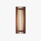 Elara Haus Applique da Parete - Lampada da Parete Elegante in Legno di Noce