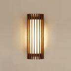 Elara Haus Applique da Parete - Lampada da Parete Elegante in Legno di Noce
