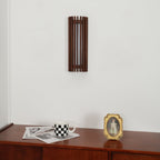 Elara Haus Applique da Parete - Lampada da Parete Elegante in Legno di Noce