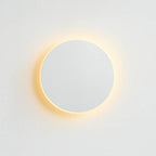 Applique Elara Haus - Luce da parete LED rotonda in alluminio retroilluminata