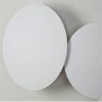 Applique Elara Haus - Luce da parete LED rotonda in alluminio retroilluminata