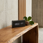 Orologio Digitale da Scrivania Elara Haus con Blocco in Legno