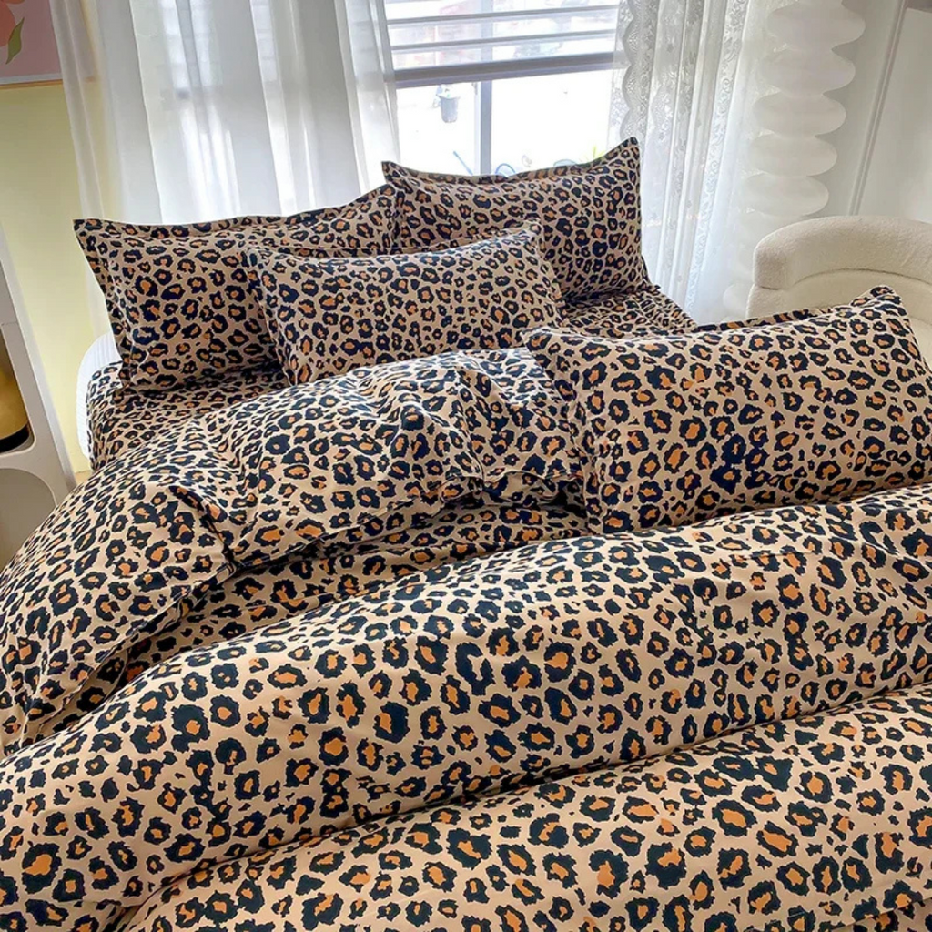 Copertura per Piumone Elara Haus con Stampa Leopardo
