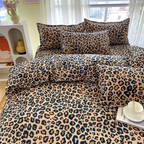 Copertura per Piumone Elara Haus con Stampa Leopardo