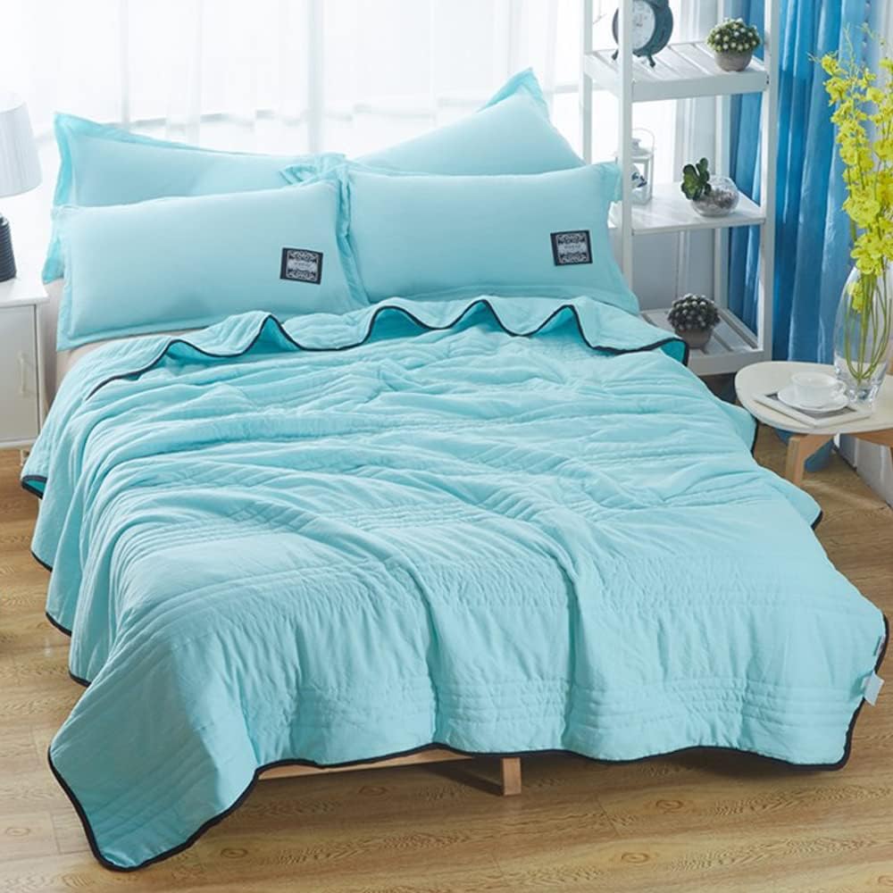 Elara Haus Coperta Letto con Cuciture a Strisce Orizzontali